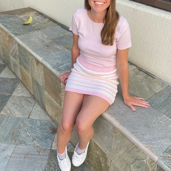 💓 Barbiecore Cotton Mini Skirt ; Comfy & CUTE!! 🍬 - Picture 8 of 8